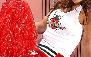 Stunning Cheerleader Lacey Lynn Strips & Amateur, Ass, Panties, Skirt, Uniform